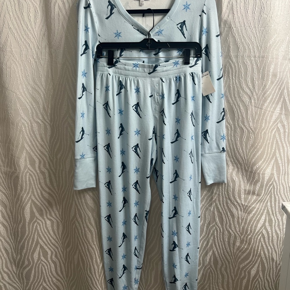 P.J. Salvage Light Blue Pajama Top